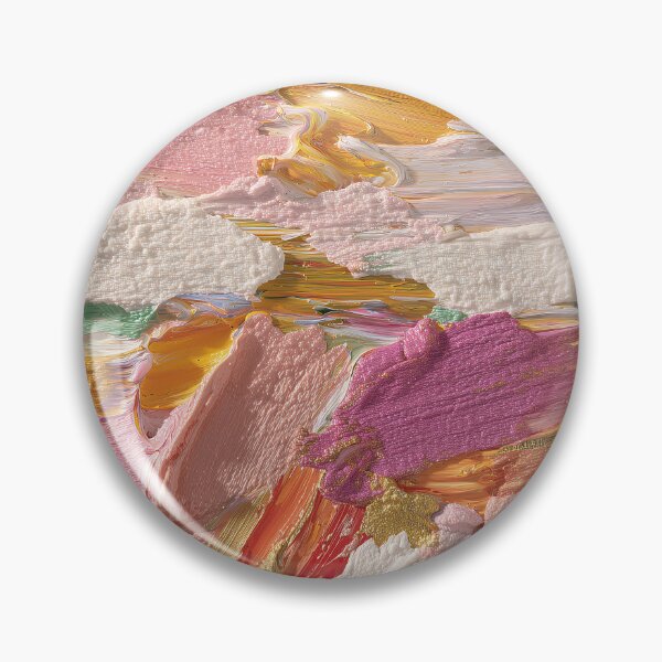 Item preview, Vibrant Impasto Abstract Textured Painting designed and sold by colorful-white.