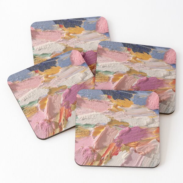 Item preview, Vibrant Impasto Abstract Textured Painting designed and sold by colorful-white.
