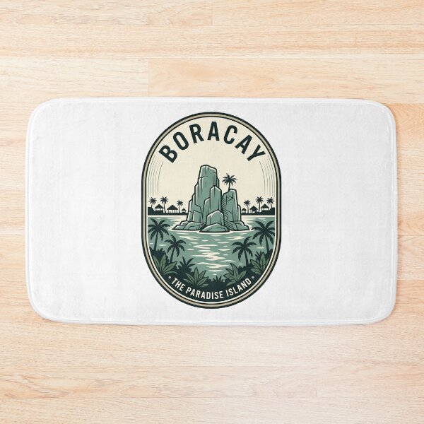 Item preview, Boracay Philippines Paradise Island Vintage Travel Badge designed and sold by k3rstman1.