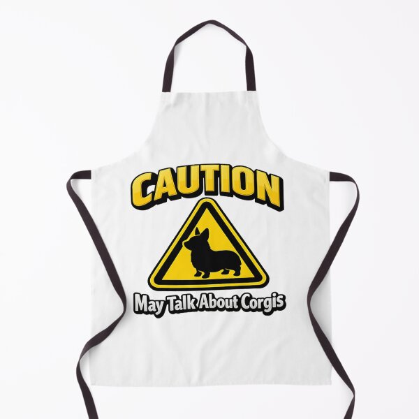 Item preview, Caution Corgi Talk Warning Sign designed and sold by AleksKos.
