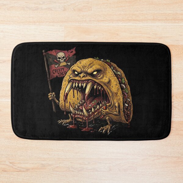 Item preview, Creepy Taco — Monster Pirate Taco Horror Cartoon designed and sold by David Mateo ArtWorks.