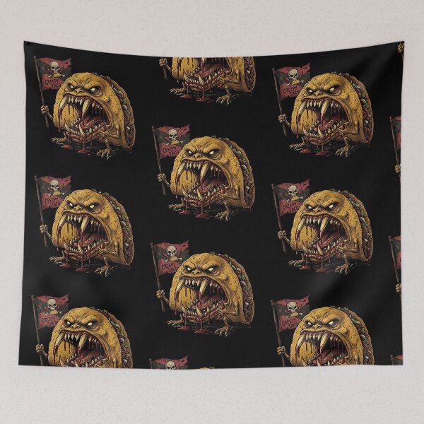 Item preview, Creepy Taco — Monster Pirate Taco Horror Cartoon designed and sold by David Mateo ArtWorks.
