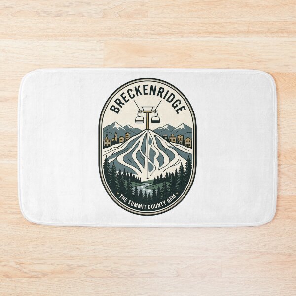 Item preview, Breckenridge Colorado Vintage Ski Resort Mountain Badge designed and sold by k3rstman1.