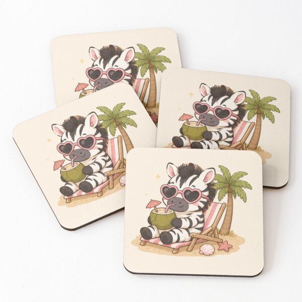 Item preview, Cute Summertime Zebra designed and sold by MellowMunchkins.