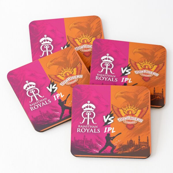 Item preview, Rajasthan Royals vs Sunrisers Hyderabad – IPL Rivalry Tee designed and sold by Crick-Art.