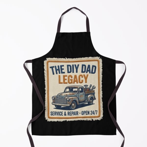 Item preview, The DIY Dad Legacy Vintage Truck Patch designed and sold by KelliesGrafix.