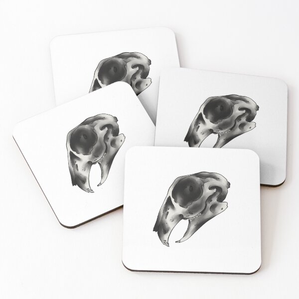 Item preview, Simple Rabbit Skull designed and sold by Salty Psyche.