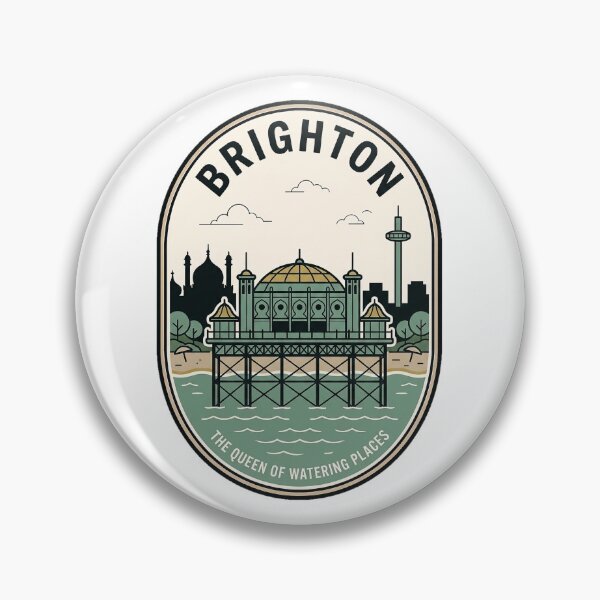 Item preview, Vintage Brighton West Pier Seaside Travel Poster designed and sold by k3rstman1.