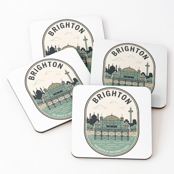 Item preview, Vintage Brighton West Pier Seaside Travel Poster designed and sold by k3rstman1.