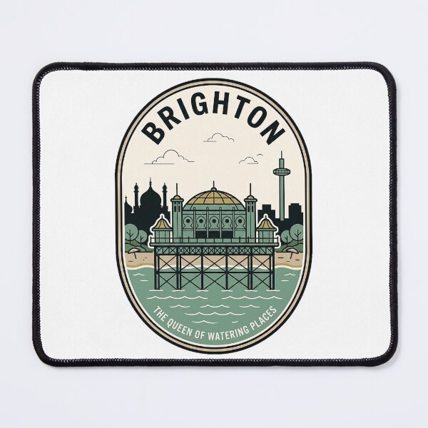 Item preview, Vintage Brighton West Pier Seaside Travel Poster designed and sold by k3rstman1.