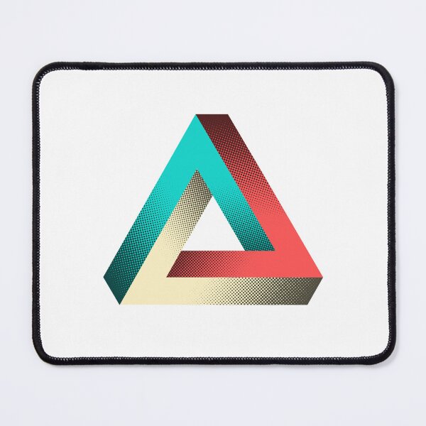 Item preview, Impossible Penrose Triangle Illusion Design designed and sold by SpikyHarold.