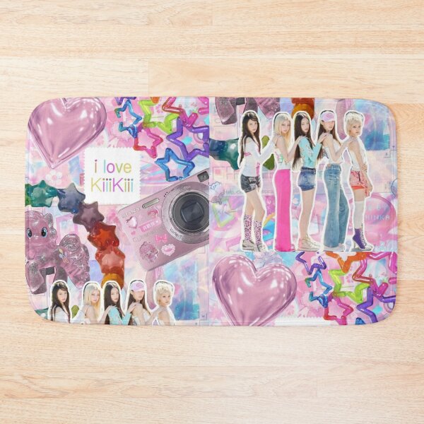Item preview, KiiKii Y2K Kpop Collage Sticker | Cute Pink Aesthetic Poster designed and sold by KryaArts27.