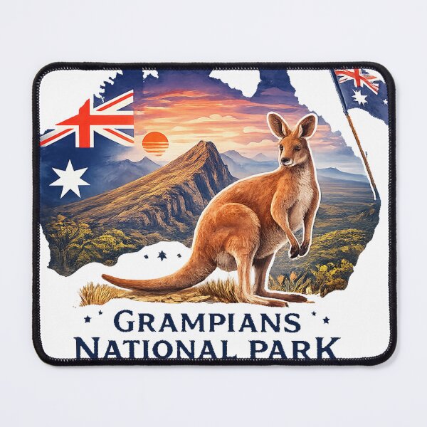 Item preview, A Vintage Travel Art of the Grampians National Park - Australia designed and sold by HaydenMillepied.