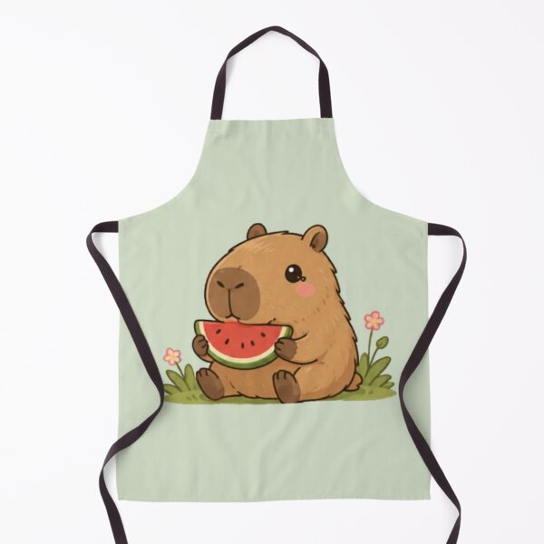 Item preview, Snack Time Capybara designed and sold by MellowMunchkins.