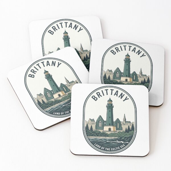 Item preview, Brittany France Coastal Lighthouse Celtic Sea Vintage designed and sold by k3rstman1.