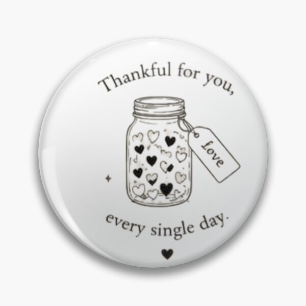 Item preview, Thankful for You Every Single Day | Minimalist Love Quote designed and sold by MotivArtes.