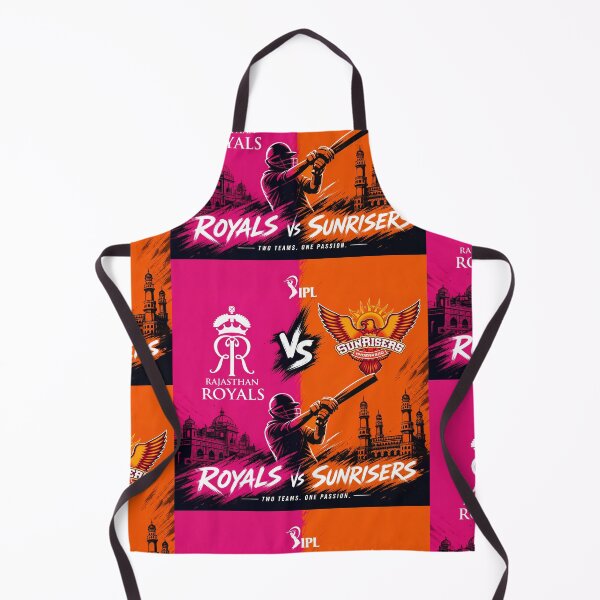 Item preview, Royals vs Sunrisers – IPL Match Day Battle Tee designed and sold by Crick-Art.