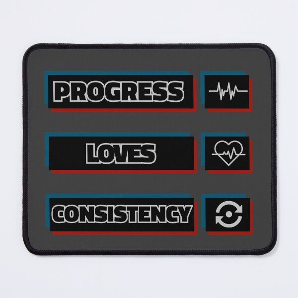 Item preview, Progress Loves Consistency Retro Gym Shirt designed and sold by DKB07.