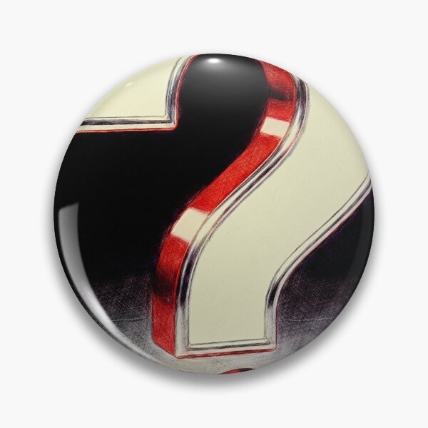 Item preview, Retro 3D Question Mark Heart Pop Art Illustration designed and sold by Hen-C-Art.