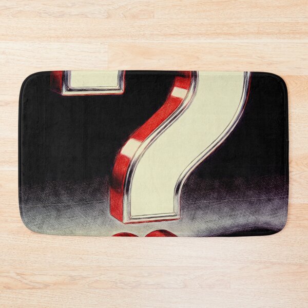 Item preview, Retro 3D Question Mark Heart Pop Art Illustration designed and sold by Hen-C-Art.
