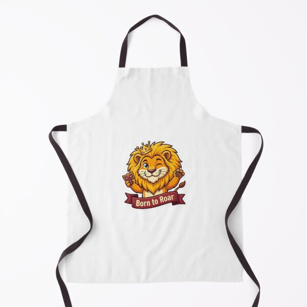Item preview, Born to Roar Leo Zodiac Lion Art designed and sold by Zodiac Celestial Art.