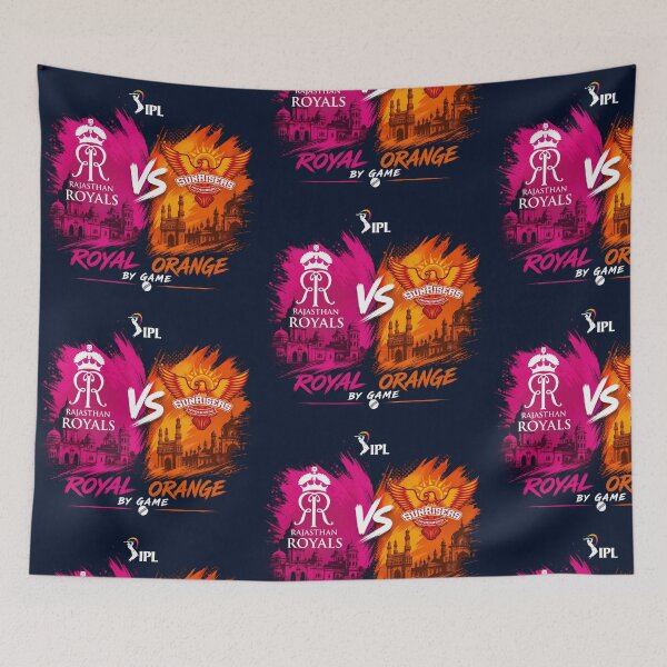 Item preview, Rajasthan Royals vs SRH – Cricket Graphic Tee designed and sold by Crick-Art.