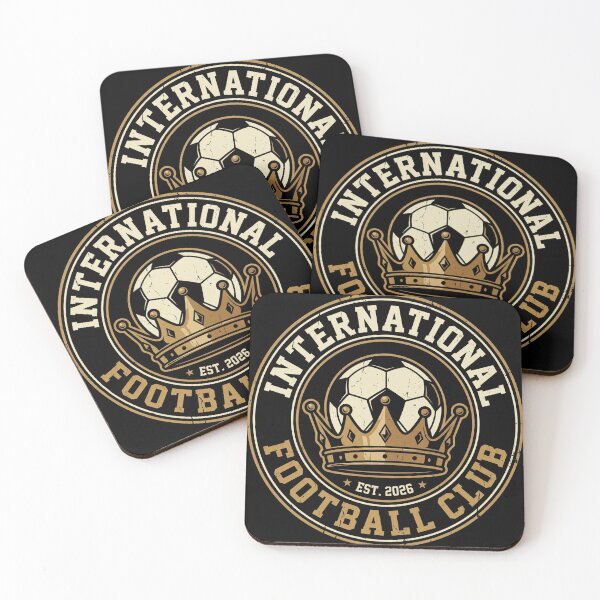 Item preview, Vintage International Football Club Crown Badge designed and sold by TeNovaStudio.