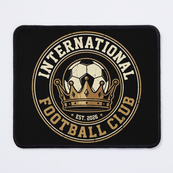 Item preview, Vintage International Football Club Crown Badge designed and sold by TeNovaStudio.