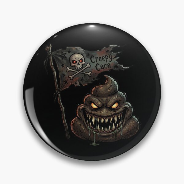 Item preview, Creepy Poop — Monster Pirate Poop Horror Cartoon designed and sold by David Mateo ArtWorks.