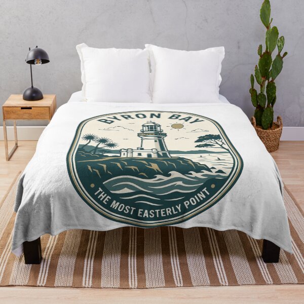 Item preview, Byron Bay Cape Byron Lighthouse Vintage Travel Badge designed and sold by k3rstman1.