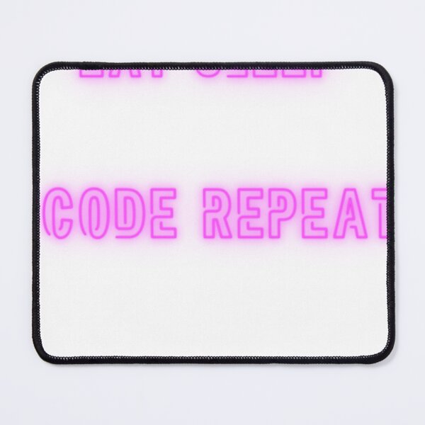 Item preview, Eat Sleep Code Repeat Programmer designed and sold by PrintTechMeme.