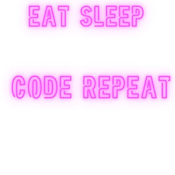 Artwork thumbnail, Eat Sleep Code Repeat Programmer by PrintTechMeme