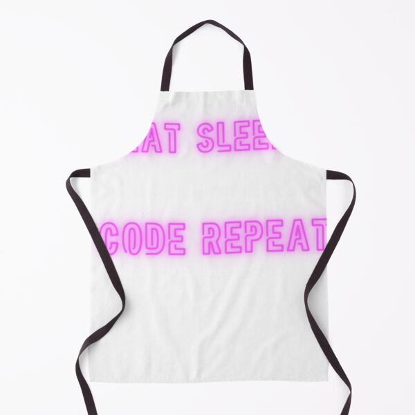 Item preview, Eat Sleep Code Repeat Programmer designed and sold by PrintTechMeme.