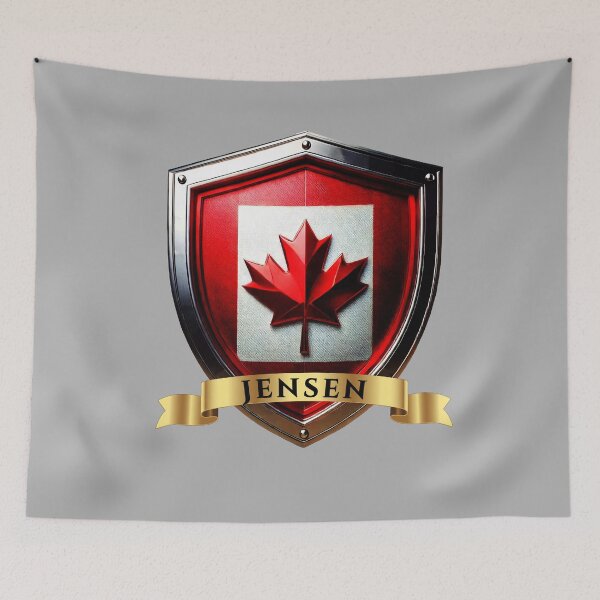 Item preview, Jensen Canadian Heritage Crest Shield designed and sold by Highlandkings.
