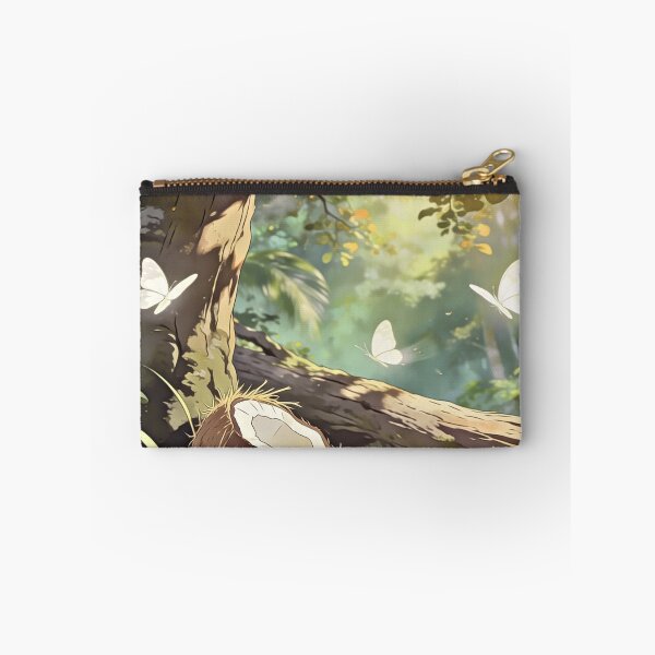 Item preview, Tropical Coconut in Enchanted Forest Magical Butterfly Art designed and sold by Hen-C-Art.