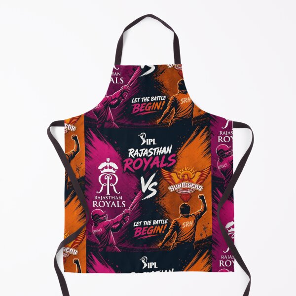 Item preview, Rajasthan Royals vs Sunrisers Hyderabad – IPL Rivalry Tee designed and sold by Crick-Art.