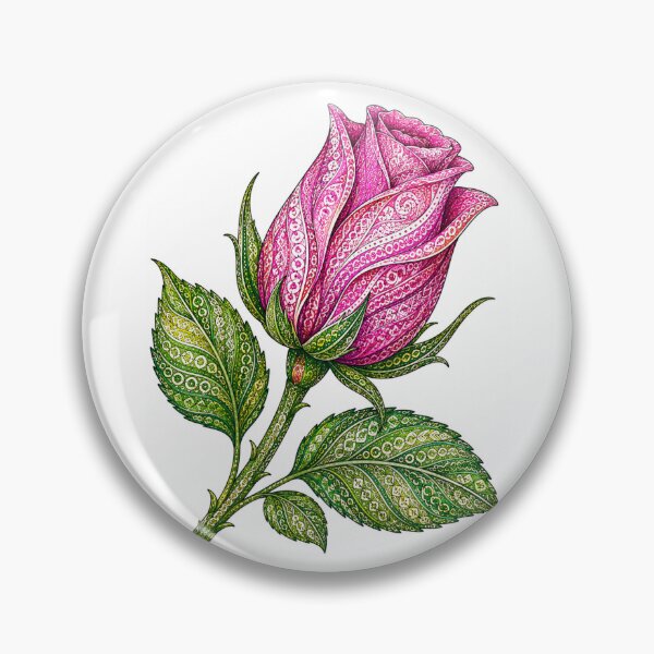 Item preview, Pink Rosebud designed and sold by PaintedbyCarol.