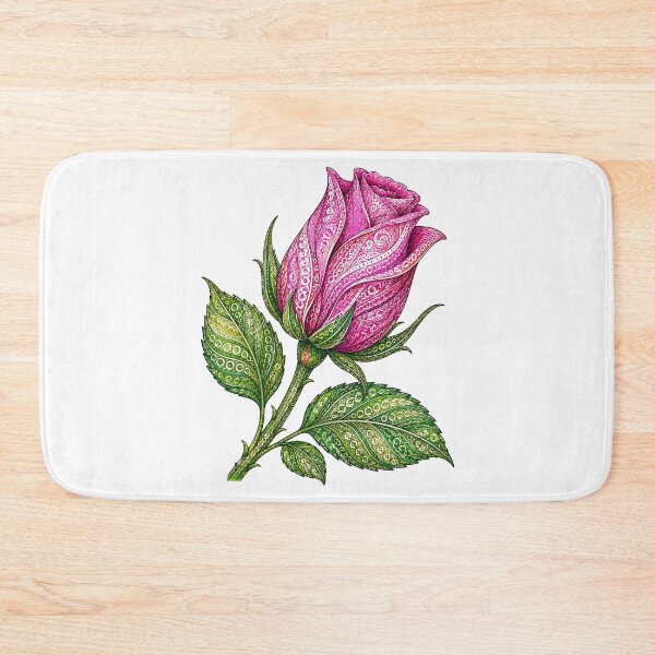 Item preview, Pink Rosebud designed and sold by PaintedbyCarol.