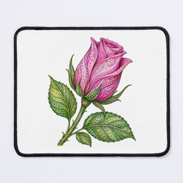 Item preview, Pink Rosebud designed and sold by PaintedbyCarol.