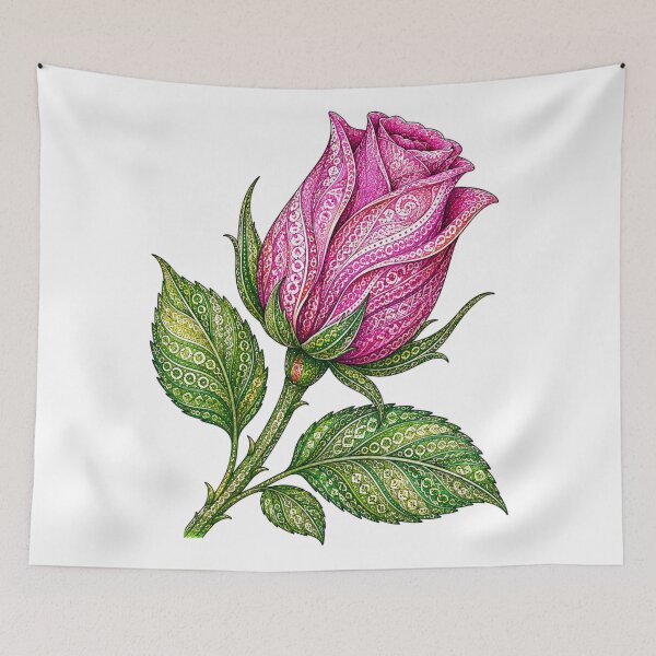 Item preview, Pink Rosebud designed and sold by PaintedbyCarol.