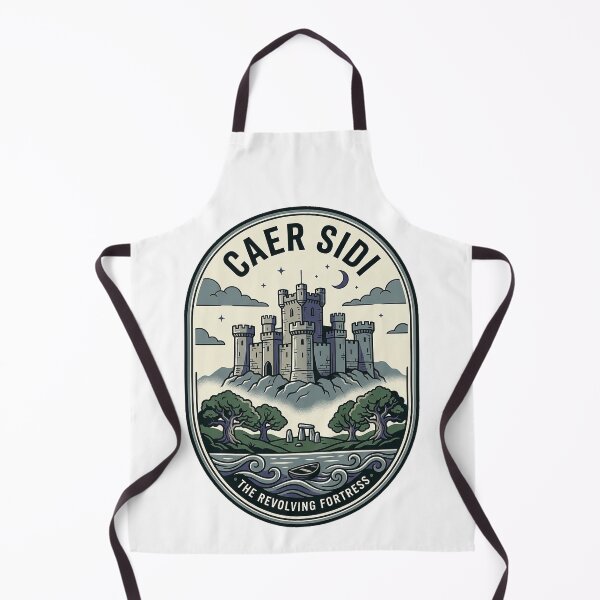 Item preview, Caer Sidi Welsh Mythology Revolving Fortress Badge designed and sold by k3rstman1.