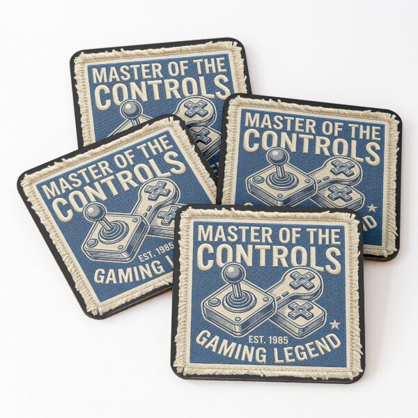 Item preview, Master of the Controls Retro Gaming Patch designed and sold by KelliesGrafix.