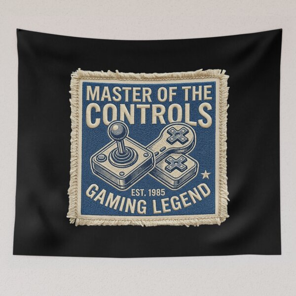 Item preview, Master of the Controls Retro Gaming Patch designed and sold by KelliesGrafix.
