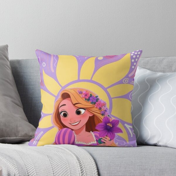 Item preview, Rapunzel Purple Aesthetic Wallpaper | tangled Princess Floral Art designed and sold by lilacWhim.