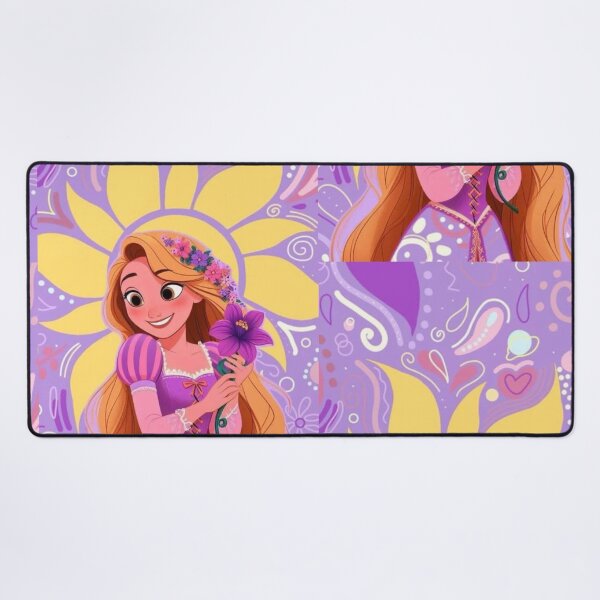 Item preview, Rapunzel Purple Aesthetic Wallpaper | tangled Princess Floral Art designed and sold by lilacWhim.