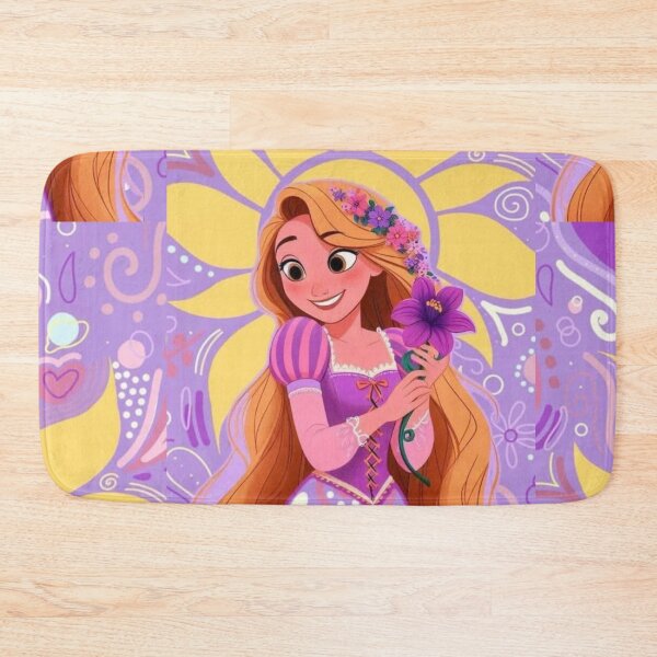 Item preview, Rapunzel Purple Aesthetic Wallpaper | tangled Princess Floral Art designed and sold by lilacWhim.