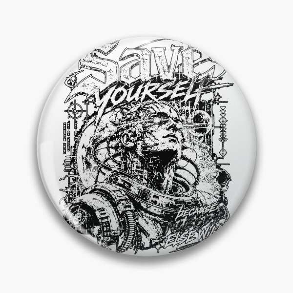 Item preview, Save Yourself Nobody Else Will Trust No One Cyber Warrior designed and sold by graphixpolash.