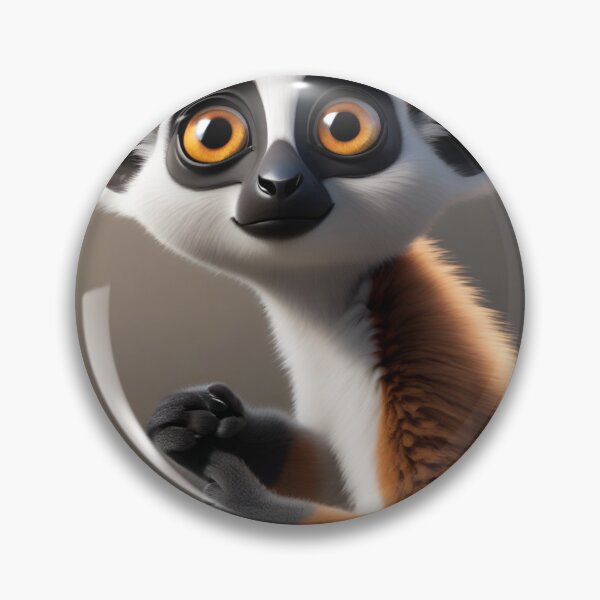 Item preview, Expressive Animated Lemur Close-Up Portrait Art designed and sold by CASASIS_MERCH.