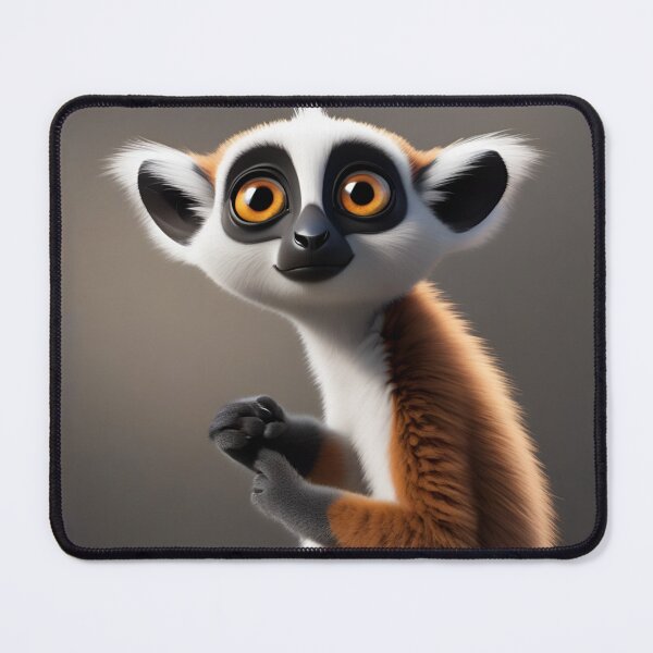 Item preview, Expressive Animated Lemur Close-Up Portrait Art designed and sold by CASASIS_MERCH.