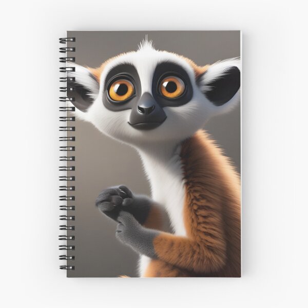 Item preview, Expressive Animated Lemur Close-Up Portrait Art designed and sold by CASASIS_MERCH.